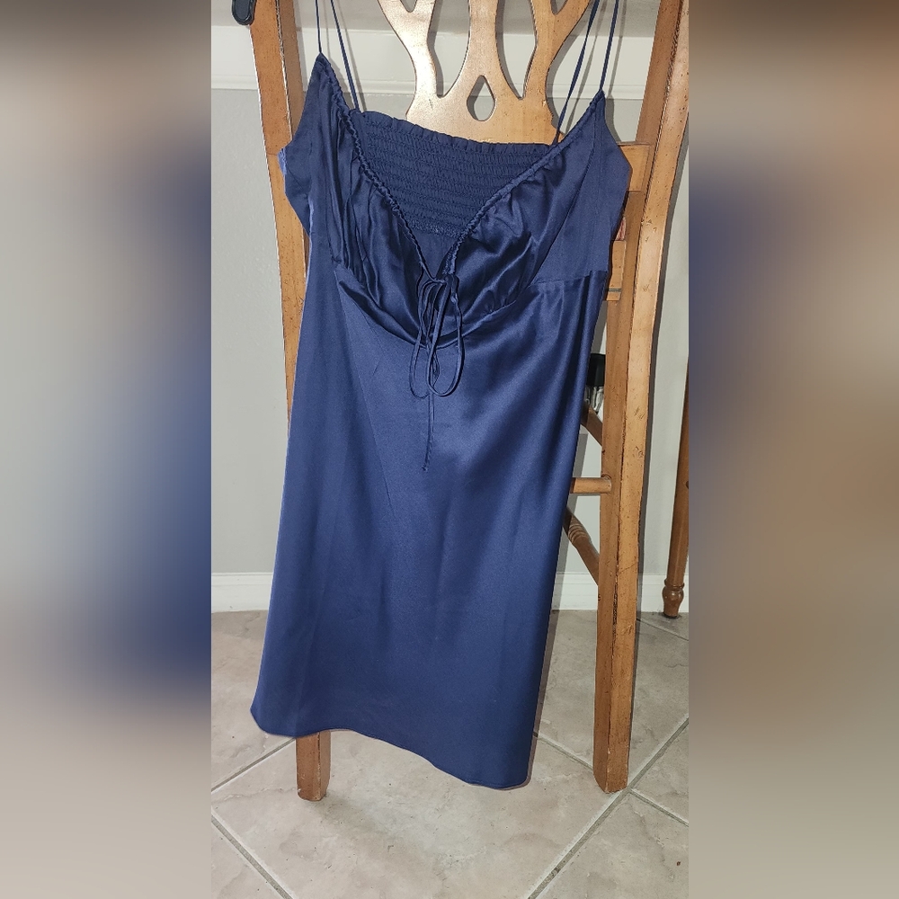 PINK Victoria's Secret Navy Blue Nighty--Medium